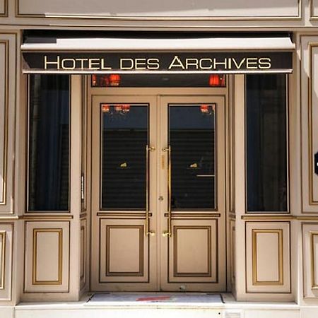 Hotel Des Archives Paris Exteriör bild