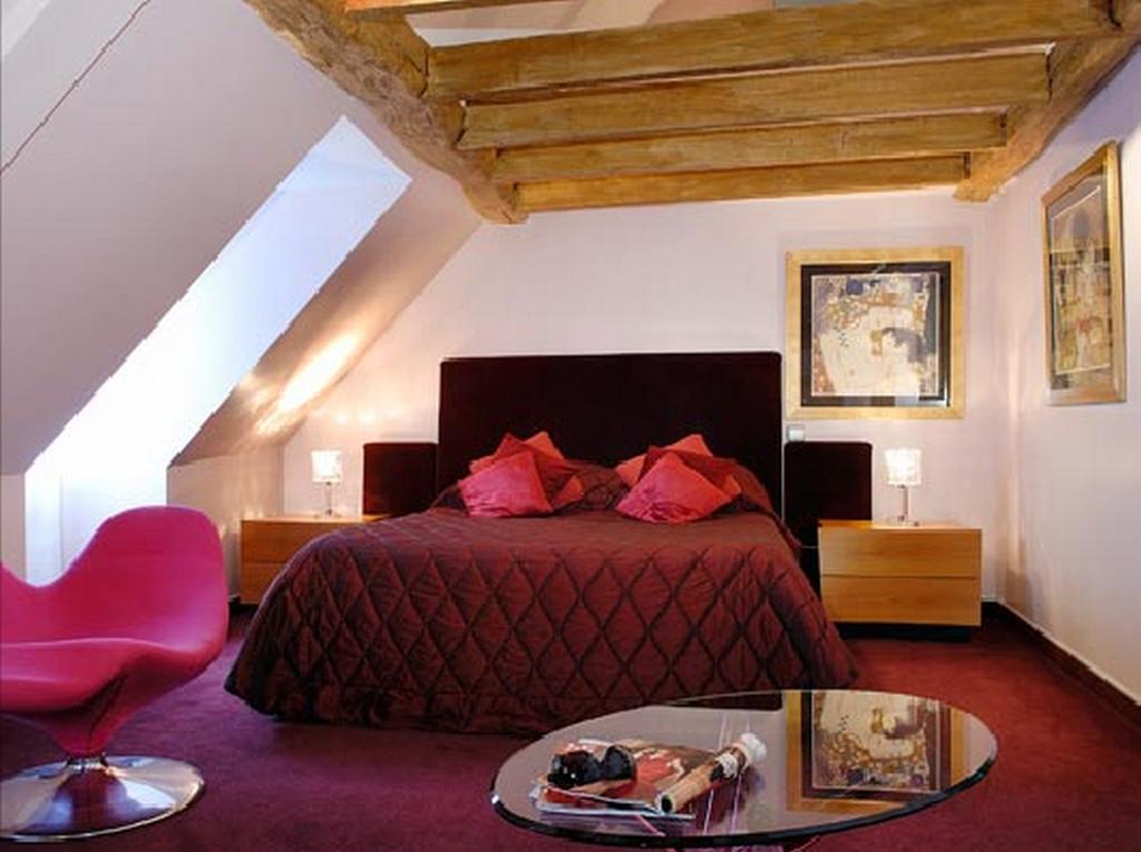 Hotel Des Archives Paris Rum bild