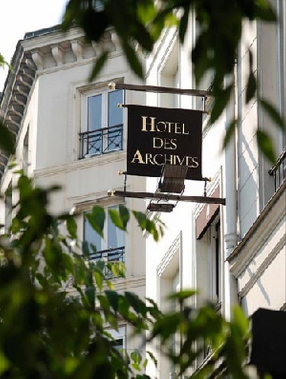 Hotel Des Archives Paris Exteriör bild